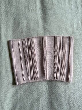 Babaton Pink Bandeau Crop Top | 'Essamba' | Stretchy | Size S